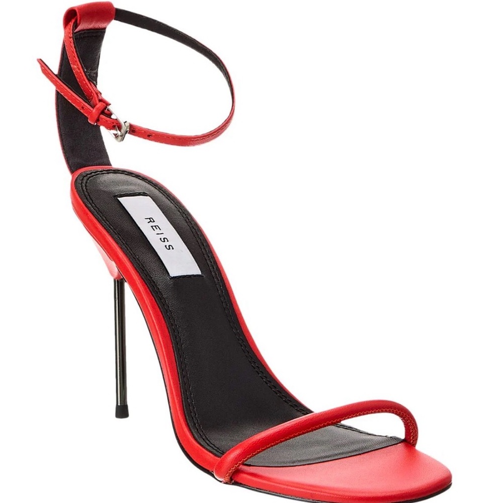 Reiss Carey Leather Strappy Pin Heel Sandal New without tags Size 38